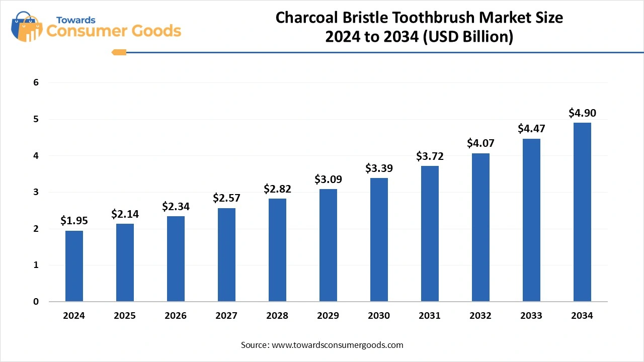 Charcoal Bristle Toothbrush Market Size