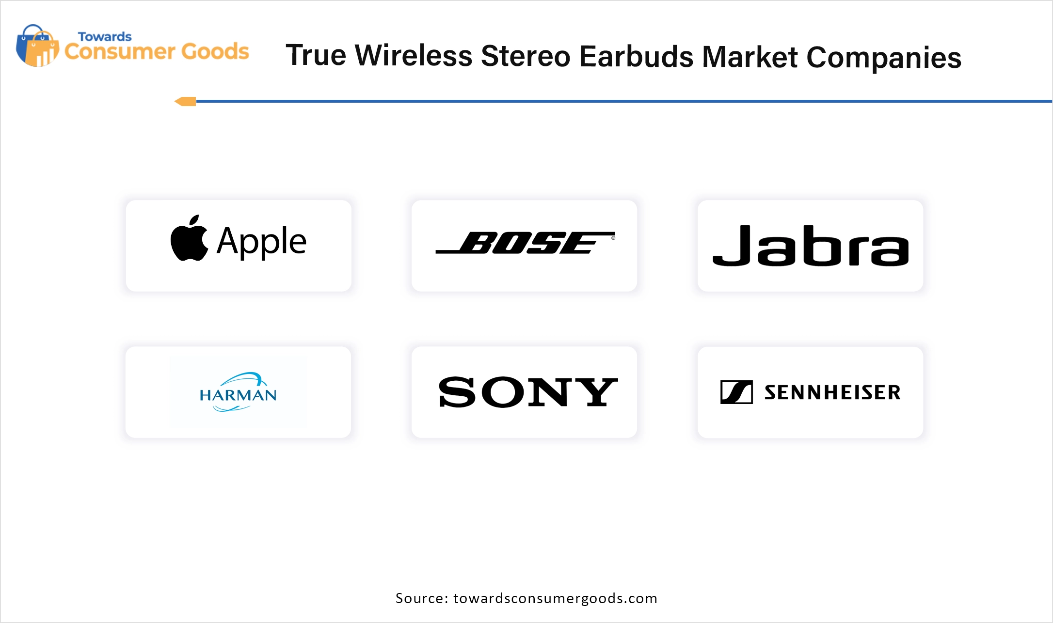 True Wireless Stereo Earbuds Market Top Companies 